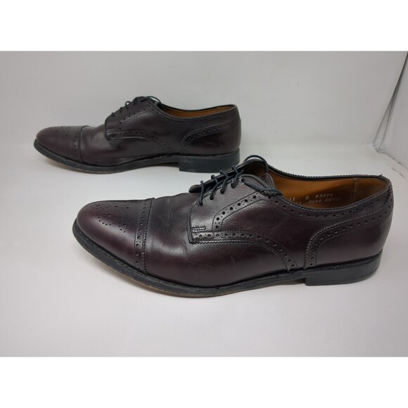 Allen Edmonds Sanford 5277 Burgundy Cap Toe Oxford Dress Shoes Men's Size 11‎ B - Picture 4 of 10